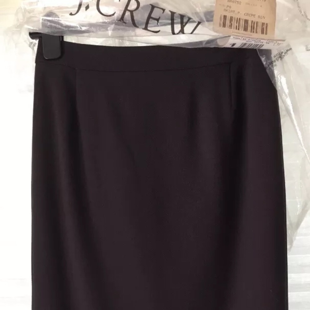 JCrew espresso pencil skirt P6